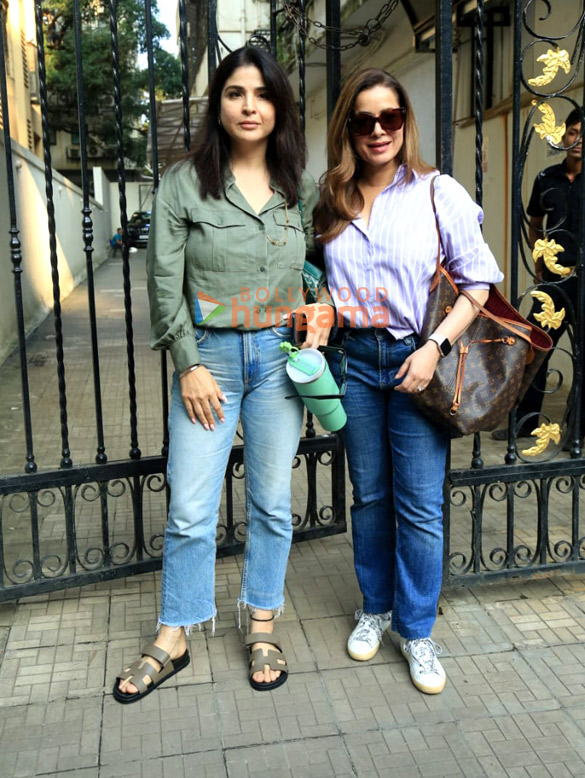 Photos: Neelam Kothari, Maheep Kapoor and Bhavana Pandey snapped at Dharma Productions office