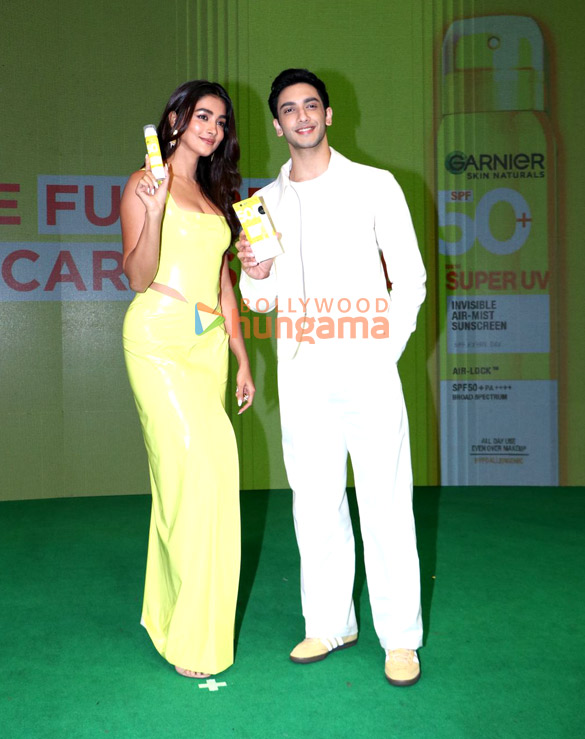 Photos: Pooja Hegde and Vedang Raina snapped at Garnier event in Worli Photos: Pooja Hegde and Vedang Raina snapped at Garnier event in Worli