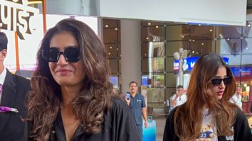 Photos: Raveena Tandon, Rasha Thadani, Sajid Nadiadwala and Wardha Khan snapped at the airport