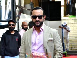 Photos: Saif Ali Khan, Janhavi Kapoor and Jr NTR snapped promoting Devara