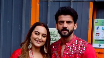 Photos: Sonakshi Sinha and Zaheer Iqbal snapped with Karisma Kapoor on the sets of India’s Best Dancer