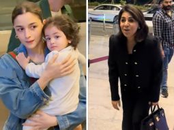 Raha Kapoor gives a priceless reaction as she meets Neetu Kapoor at the airport; watch this heartwarming moment