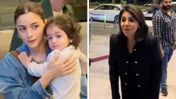 Raha Kapoor gives a priceless reaction as she meets Neetu Kapoor at the airport; watch this heartwarming moment