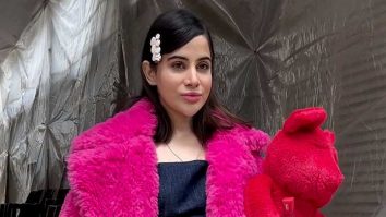 Perfect in pink! Uorfi Javed rocks a furry outfit