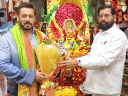 Salman Khan joins Ganesh Chaturthi 2024 celebrations at Maharashtra CM Eknath Shinde’s residence, see pics