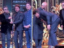 Shah Rukh Khan touches Mani Ratnam’s feet as he receives award for Best Actor for Jawan at IIFA 2024