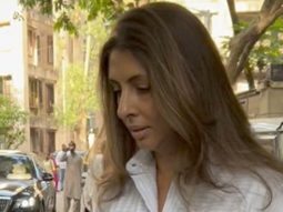 Shweta Bachchan gets clicked leaving Malaika Arora’s residence