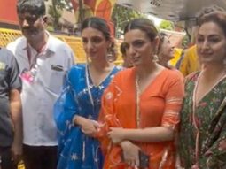 Sister love! Sukriti & Prakriti Kakar get clicked as they visit Lalbaug