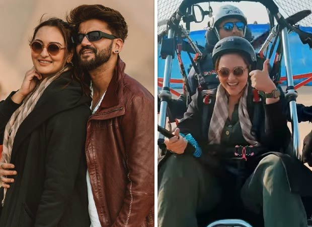 Sonakshi Sinha and Zaheer Iqbal soar over the Pyramids in thrilling Egypt trip video, watch