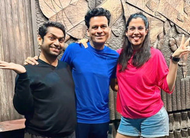 The Family Man Season 3: Manoj Bajpayee and Sharib Hashmi pose with Shreya Dhanwanthary as they kick start shoot in Nagaland 3 : Bollywood News