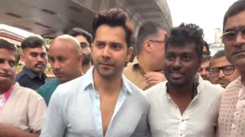 Varun Dhawan seeks blessing at Lalbaug with Baby John producer Atlee