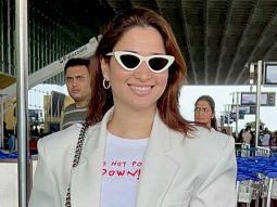 Keeping it simple & chic! Tamannaah Bhatia poses for paps at the airport