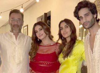 Abhishek Kapoor celebrates Diwali with soon-to-be debutants Aaman Devgan and Rasha Thadani; see pic