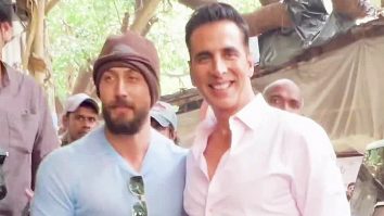 Akshay Kumar and Tiger Shroff papped promoting Singham Again