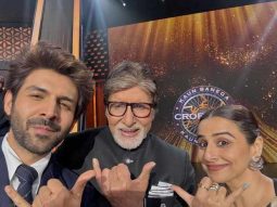 Spooky crossover: Bhool Bhulaiyaa 3 stars Kartik Aaryan and Vidya Balan meet ‘Bhootnath’ Amitabh Bachchan on KBC