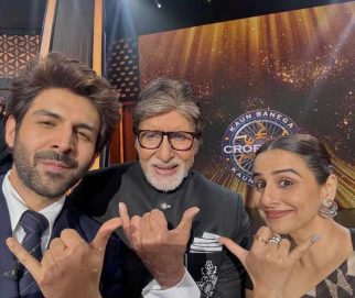 Spooky crossover: Bhool Bhulaiyaa 3 stars Kartik Aaryan and Vidya Balan meet ‘Bhootnath’ Amitabh Bachchan on KBC