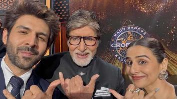 Spooky crossover: Bhool Bhulaiyaa 3 stars Kartik Aaryan and Vidya Balan meet ‘Bhootnath’ Amitabh Bachchan on KBC