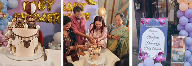 Devoleena Bhattacharjee celebrates baby shower with husband Shanawaz and others