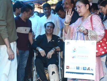 Govinda discharged from hospital after bullet injury, leaves on wheelchair: “Aisa laga ki yeh kya ho gaya”