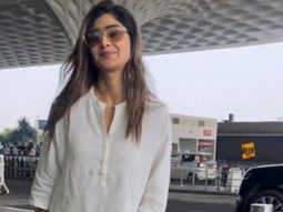 Is Shilpa Shetty following the Navratri colours Spotted at the airport wearing white
