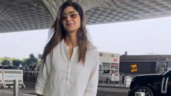 Is Shilpa Shetty following the Navratri colours Spotted at the airport wearing white