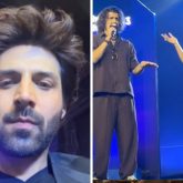 Kartik Aaryan has a fanboy moment over Sonu Nigam and Shreya Ghoshal's 'Ami Je Tomar 3.0' duet at Bhool Bhulaiyaa 3 album launch, watch