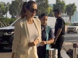 Malaika Arora spotted on airport in sassy look giving all boss lady vibes