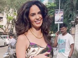 Mallika Sherawat giving all summer vibes as she papped promoting her recent film
