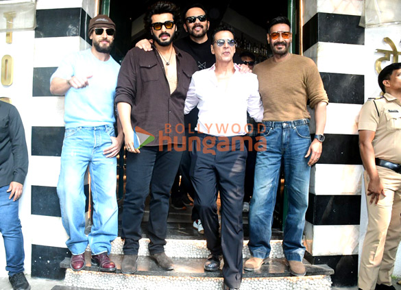 Photos: Ajay Devgn, Akshay Kumar, Tiger Shroff, Arjun Kapoor and Rohit Shetty snapped at Torii restaurant in Bandra