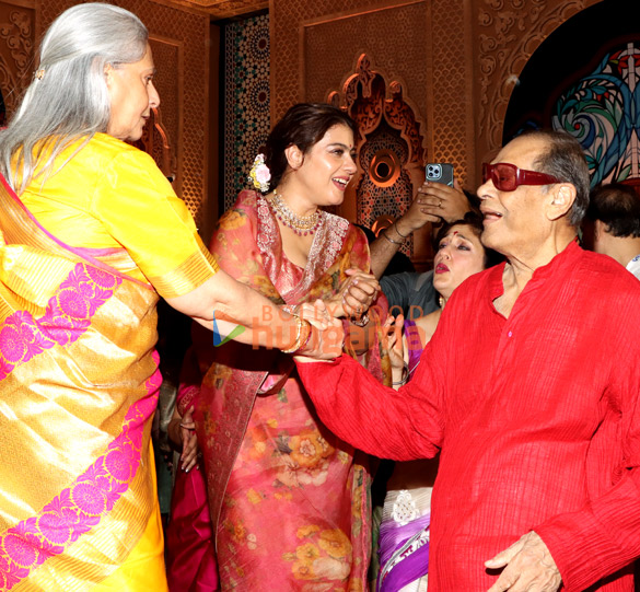 photos ajay devgn kajol rani mukerji alia bhatt and others snapped during durga puja at north bombay sarbojanin 15