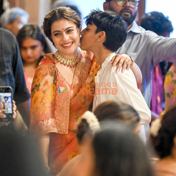 photos ajay devgn kajol rani mukerji alia bhatt and others snapped during durga puja at north bombay sarbojanin 17