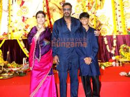 Photos Ajay Devgn, Kajol, Rani Mukerji, Alia Bhatt and others snapped during Durga Puja at North Bombay Sarbojanin