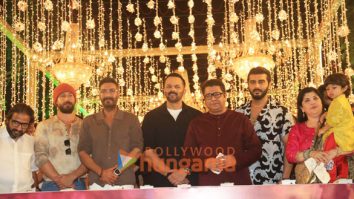 Photos: Ajay Devgn, Rohit Shetty, Tiger Shroff and Arjun Kapoor snapped at Raj Thackeray’s house