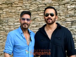 Photos: Ajay Devgn and Rohit Shetty snapped promoting Singham Again