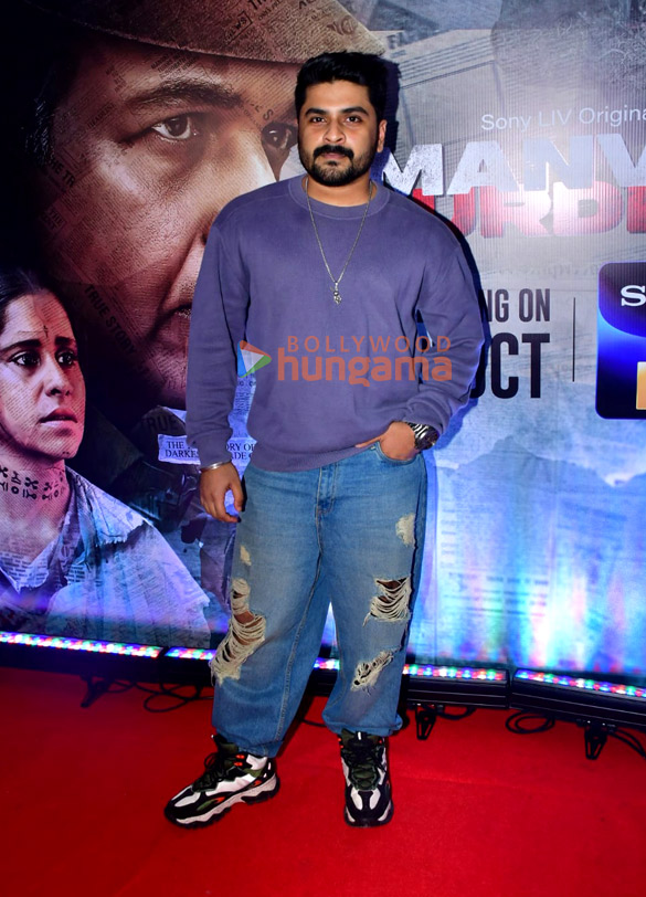 photos ashutosh gowariker sai tamhankar and others grace the premiere of manvat murders 5
