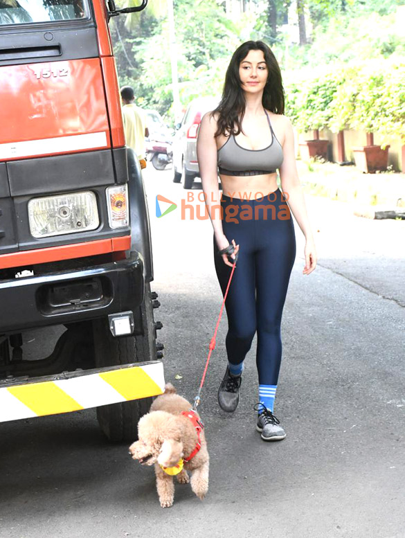 photos georgia andriani snapped outside a gym in bandra 6