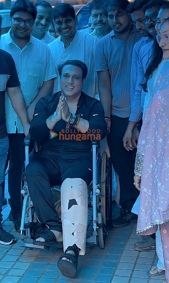 photos govinda gets discharged from the hospital 4