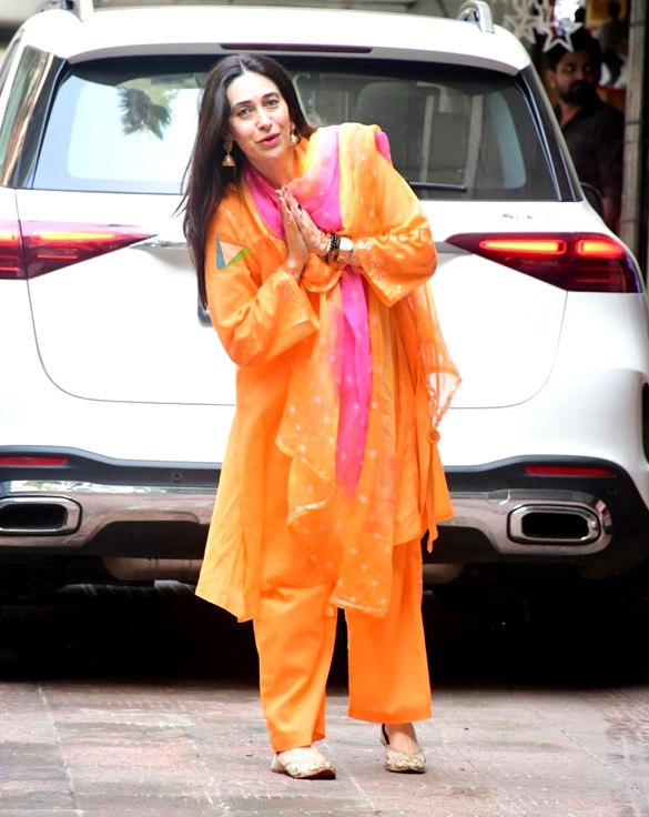 photos karisma kapoor snapped celebrating diwali outside her office at khar 2