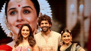 Photos: Kartik Aaryan, Vidya Balan, Madhuri Dixit and others grace the launch of ‘Ami Je Tomar 3.0’ song from Bhool Bhulaiyaa 3