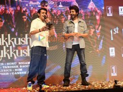 Photos: Kartik Aaryan and Sonu Nigam launch the song ‘Hukkush Phukkush’ from Bhool Bhulaiyaa 3