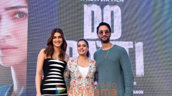 Photos: Kriti Sanon, Kajol and Shaheer Sheikh promotes Do Patti in Jaipur