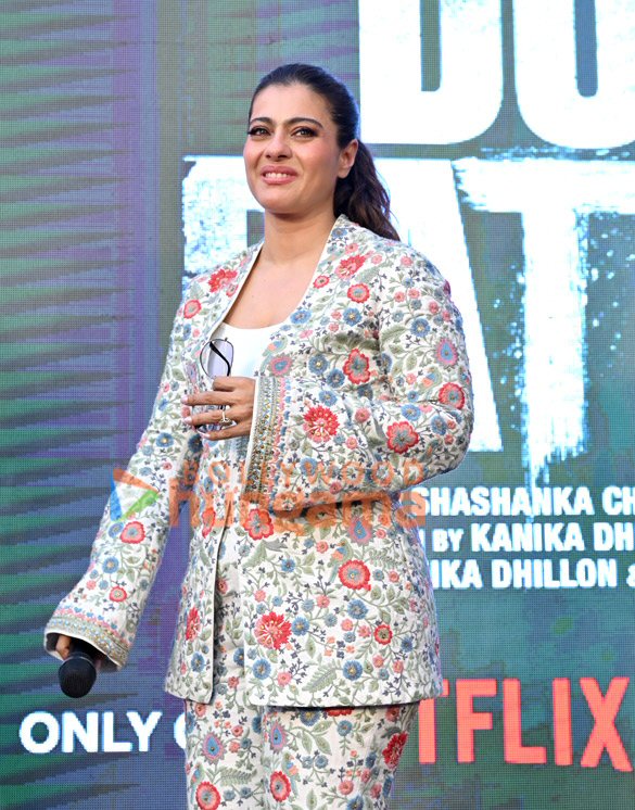 photos kriti sanon kajol and shaheer sheikh promotes do patti in jaipur 4
