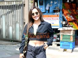 Photos: Neha Sharma spotted outside a salon in Bandra