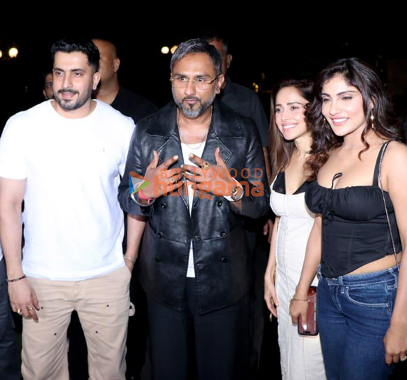 photos nushrratt bharuccha ishita raj sharma yo yo honey singh and sunny singh nijjar snapped at bkc 1