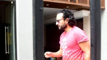 Photos: Saif Ali Khan snapped at Soha Ali Khan’s house in Bandra