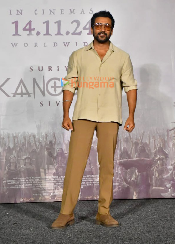 photos suriya bobby deol disha patani and others were snapped at kanguva press conference 3