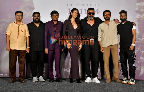 photos suriya bobby deol disha patani and others were snapped at kanguva press conference 6