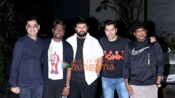 Photos: Varun Dhawan, Atlee Kumar and team Baby John meet up in Mumbai