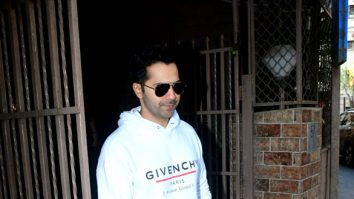 Photos: Varun Dhawan snapped at a dubbing studio in Bandra