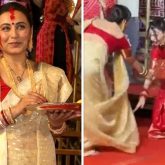 Rani Mukerji asks Sherlyn Chopra to not touch her feet during Sindoor Khela ceremony